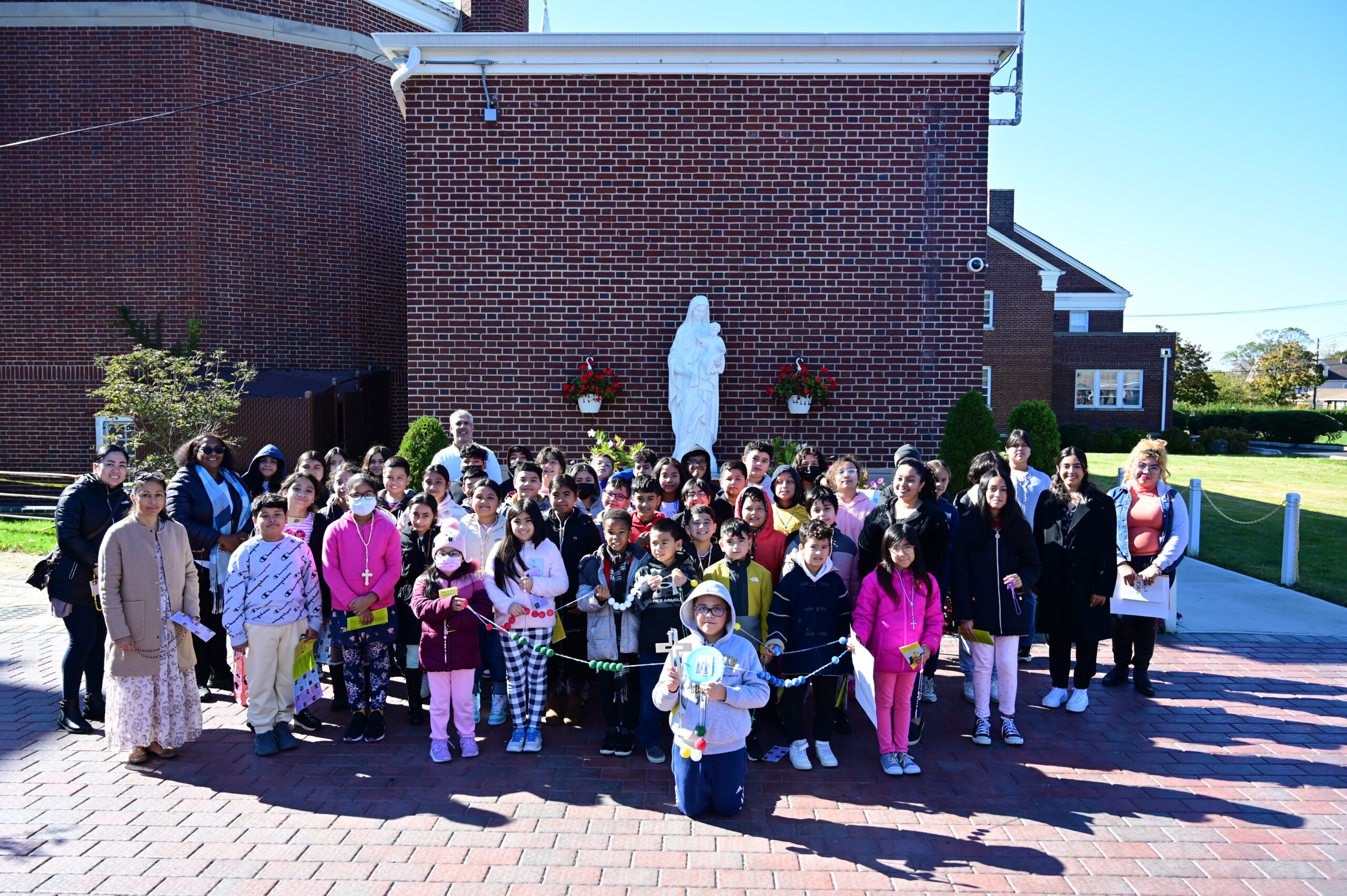 First Holy Communion Students Learn to Pray the Rosary – Our Lady of ...